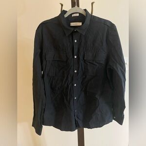 Calvin Klein black button down